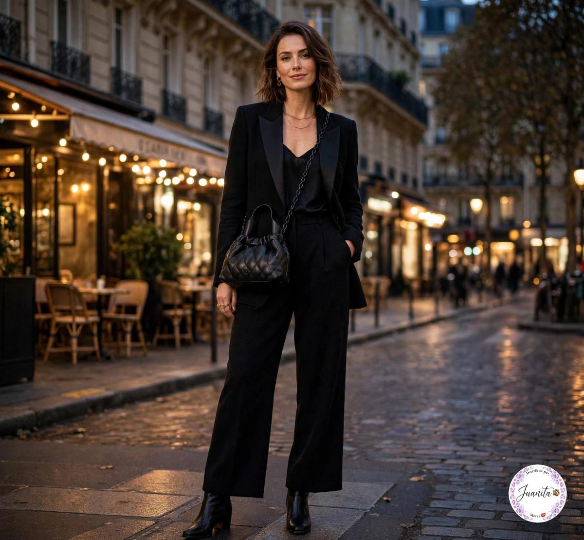 Sac bourse avec chaîne bandoulière